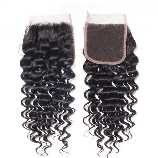 Crown Royal Deep Wave HD transparent lace closure (4x4)