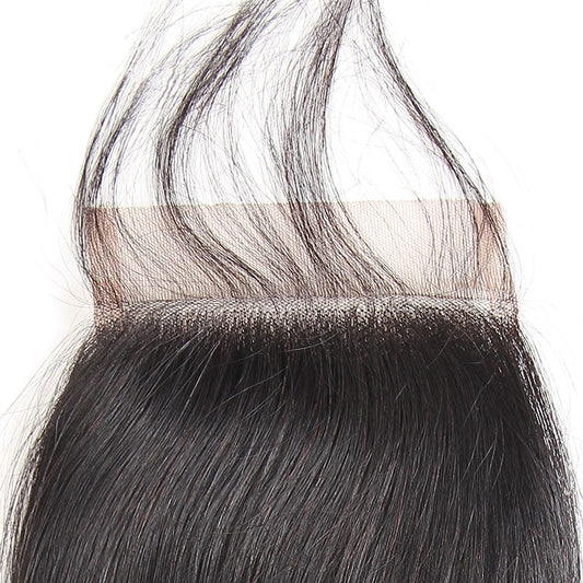 Crown Royal Bone Straight HD Transparent Lace Closures (5x5)